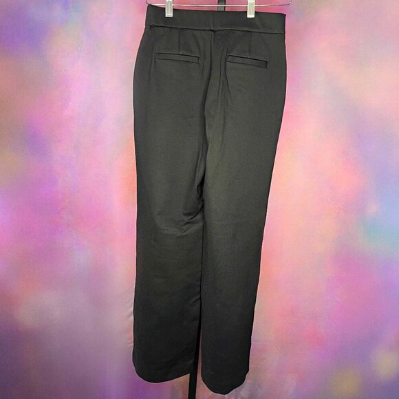 NWT!  Quince Ultra-Stretch Ponte Trouser, Black, Size 0 - Picture 9 of 10